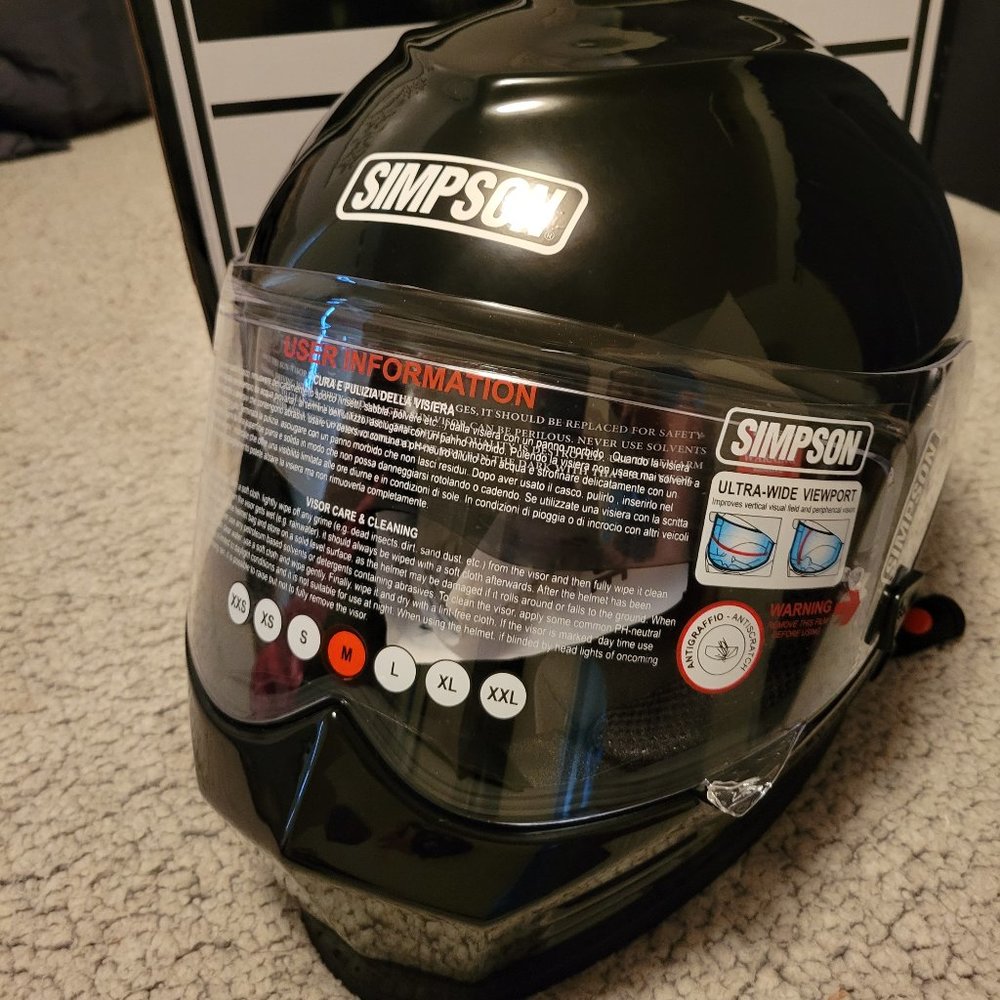 Simpson helmet.  New